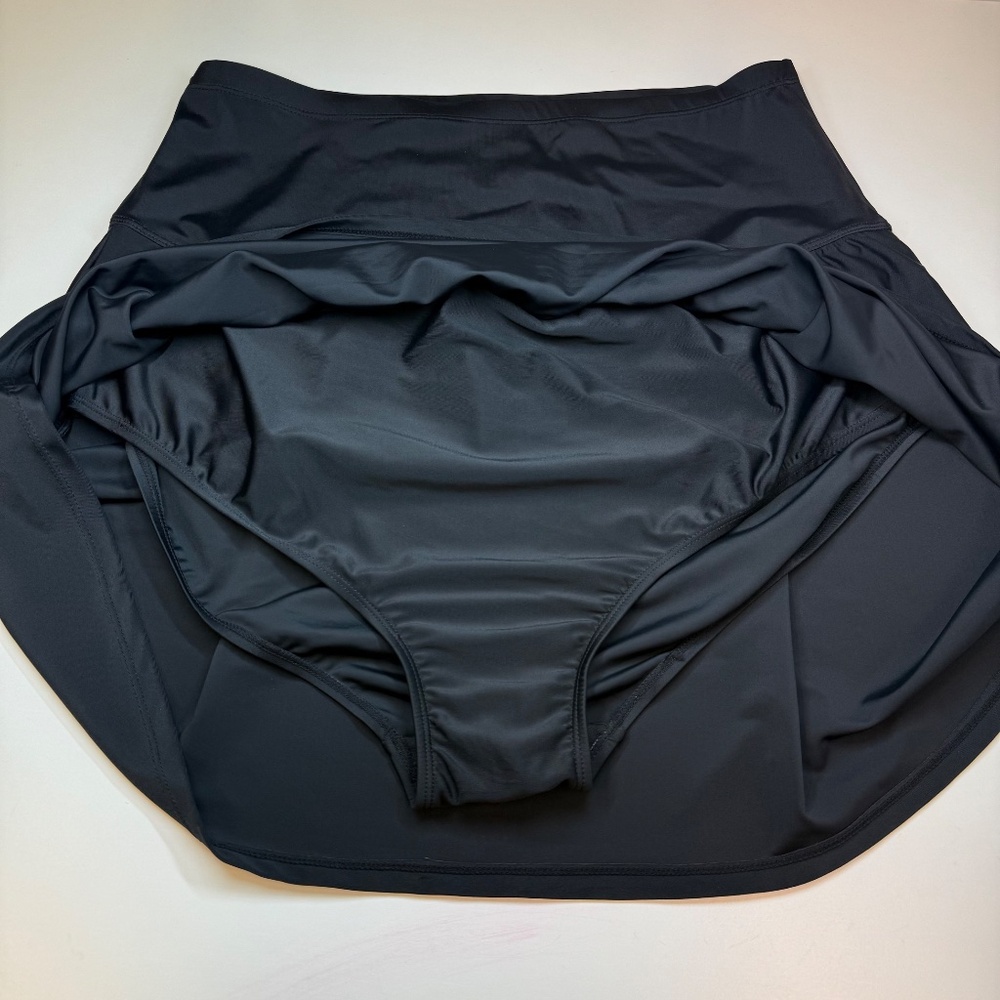 Island Escape Womens La Palma High Waist Tummy Control Swim Skirt NWT 18W - Picture 3 of 5